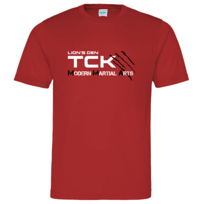 Sports Fabric T-Shirt - Adults - Red Thumbnail