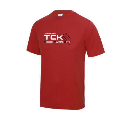 Sports Fabric T-Shirt - Kids - Red Thumbnail